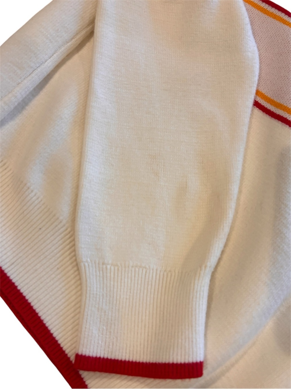 Abercrombie & Fitch Kansas Chiefs NFL Sweater Women XL Sweatshirt White Red - Picture 7 of 7